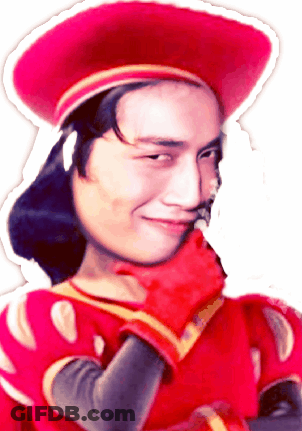 A Man In A Red Costume With A Red Hat GIF