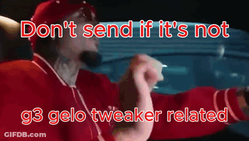 A Man In A Red Jacket And Hat Says " Don T Send If It 'S Not " GIF