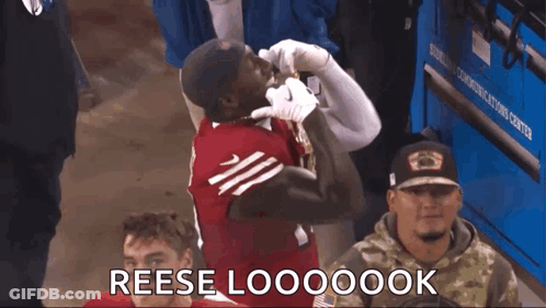 A Man In A Red Jersey With The Number 33 On It GIF