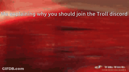 Man In Red Shirt Explaining Join Troll Discord GIF