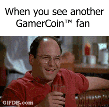 A Man In A Red Shirt Is Holding A Glass Of Wine And Smiling GIF
