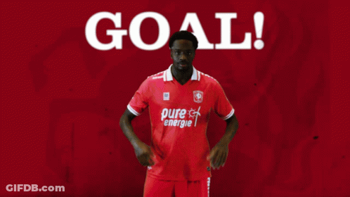 A Man In A Red Shirt With Pure Energie Written On It GIF