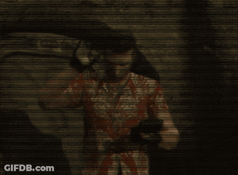 A Man In A Red Shirt With The Words Good Point Keep Talkin GIF