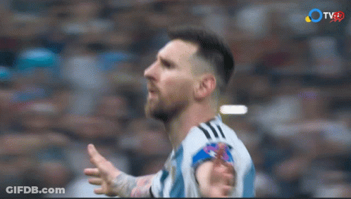 A Man In A Soccer Uniform With A Tv2 Logo In The Corner GIF