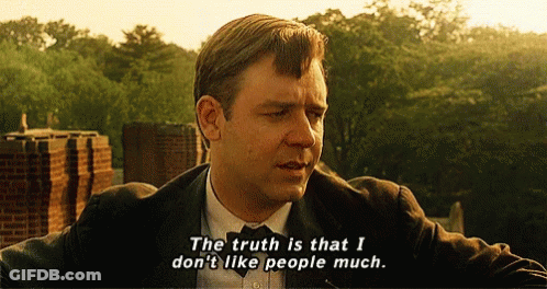 A Man In A Suit And Bow Tie Says The Truth Is That I Do N't Like People Much GIF