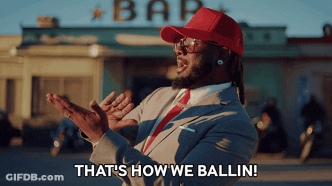 A Man In A Suit And Hat Says That 'S How We Ballin GIF