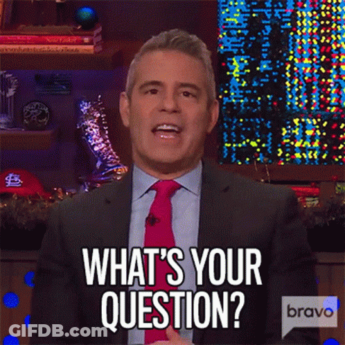 Man In Suit Asking Question GIF