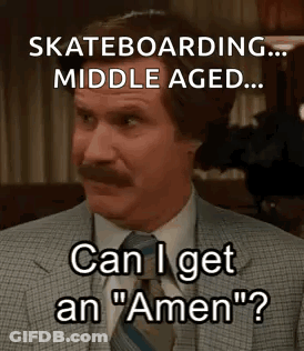 A Man In A Suit And Tie Is Asking If He Can Get An Amen ? GIF