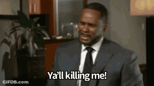 A Man In A Suit And Tie Is Crying And Says `` Ya 'Ll Killing Me '' . GIF