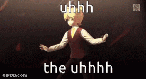 A Man In A Suit And Tie Is Dancing In Front Of A Dark Background . GIF