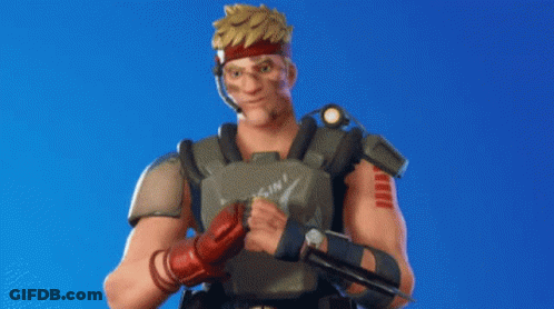 A Man In A Suit And Tie Is Holding A Microphone In His Mouth GIF