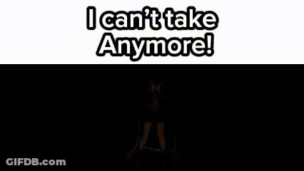 A Man In A Suit And Tie Is Holding His Hands To His Head And Screaming . GIF