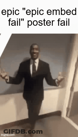 A Man In A Suit And Tie Is Jumping In The Air . GIF