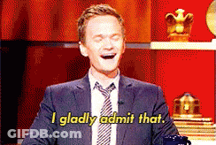 Man In Suit And Tie Laughing Saying I Gladly Admit That GIF