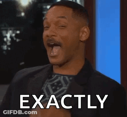 A Man In A Suit And Tie Is Making A Funny Face And Says Exactly . GIF