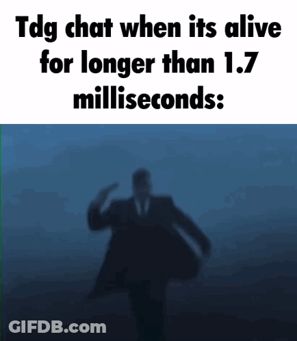 A Man In A Suit And Tie Is Saluting In The Fog . GIF