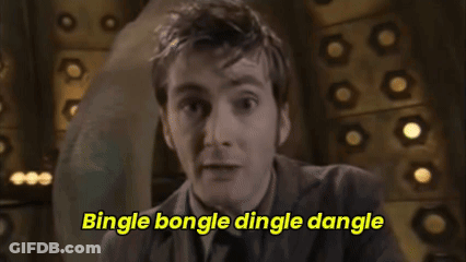 A Man In A Suit And Tie Is Saying Bingle Bongle Dingle Dangle . GIF