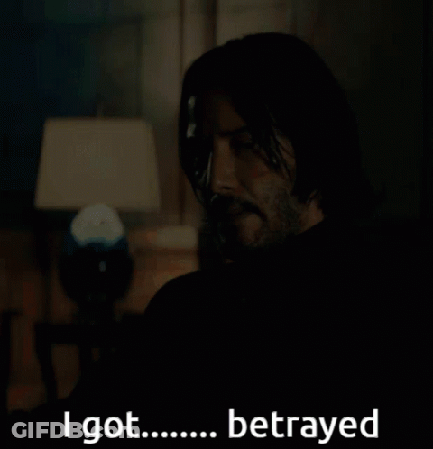 Man In Suit Saying I Got Betrayed GIF