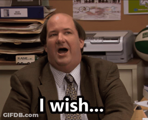 A Man In A Suit And Tie Is Saying " I Wish " GIF