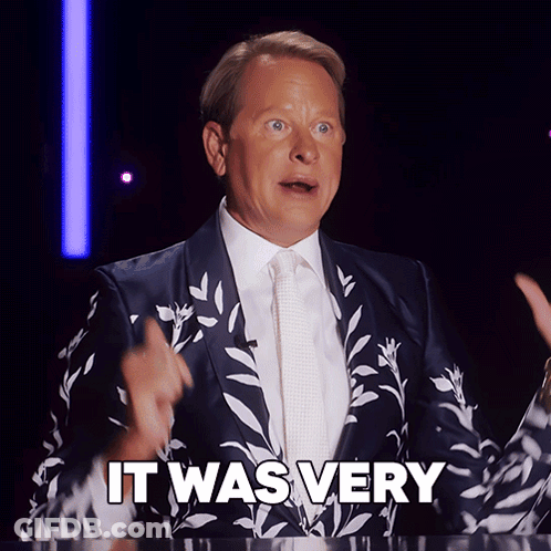 Man In Suit And Tie Saying It Was Very GIF
