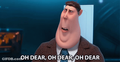 A Man In A Suit And Tie Is Saying Oh Dear Oh Dear Oh Dear GIF