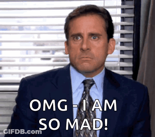 A Man In A Suit And Tie Is Saying Omg-I Am So Mad GIF