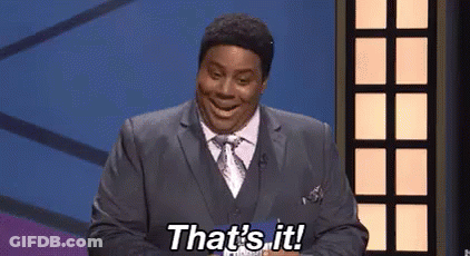 A Man In A Suit And Tie Is Saying `` That 'S It '' . GIF