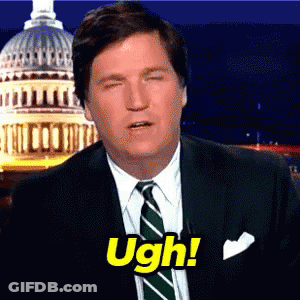 A Man In A Suit And Tie Is Saying The Word Ugh GIF