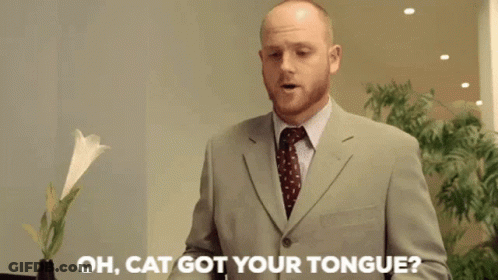 Man In Suit Saying Well Cook That Cat GIF