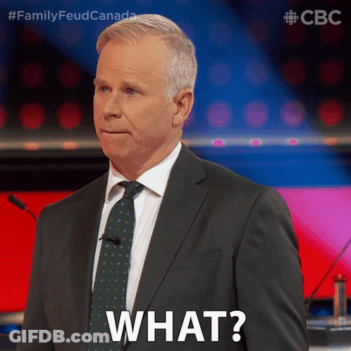 A Man In A Suit And Tie Is Saying What GIF