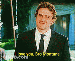 A Man In A Suit And Tie Is Smiling And Saying I Love You Bro Montana GIF