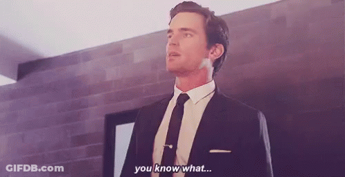 A Man In A Suit And Tie Is Standing In A Room And Saying `` You Know What ... '' GIF