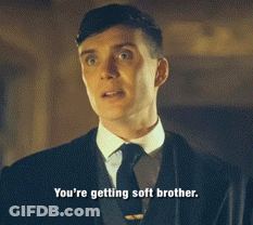 A Man In A Suit And Tie Is Talking About Getting Soft Brother GIF