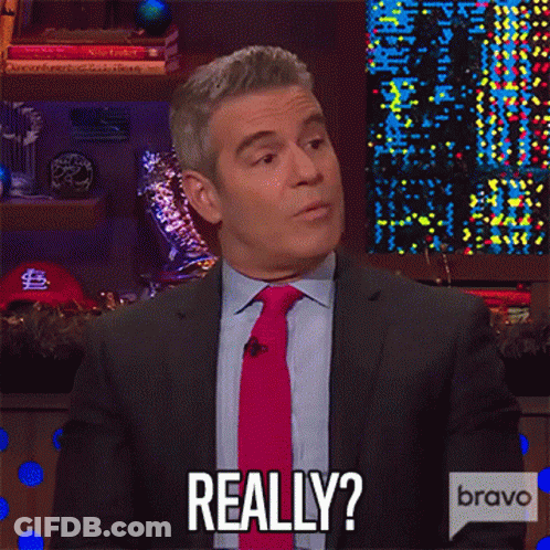 Man In Suit And Tie Saying Really? GIF