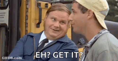 A Man In A Suit And Tie Is Talking To Another Man In Front Of A Bus . GIF