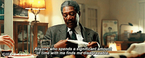 A Man In A Suit And Tie Says Anyone Who Spends A Significant Amount Of Time With Me GIF