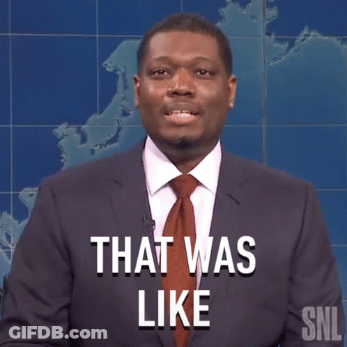 A Man In A Suit And Tie Says " Forty Years Ago Snl " GIF