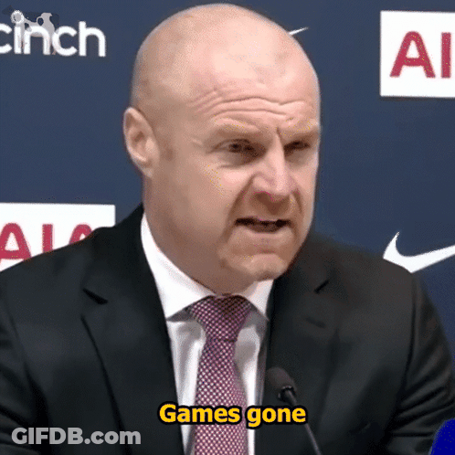 A Man In A Suit And Tie Says " Games Gone " At A Press Conference GIF