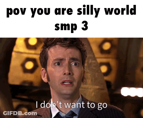 A Man In A Suit And Tie Says " I Don 'T Want To Go " GIF