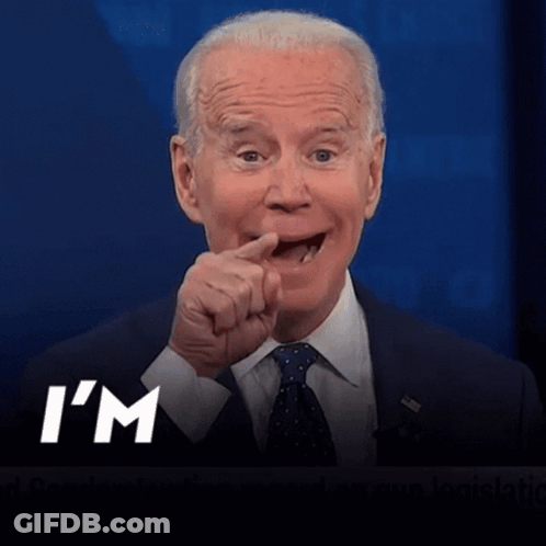 A Man In A Suit And Tie Says " I 'M Coming " In White Letters GIF