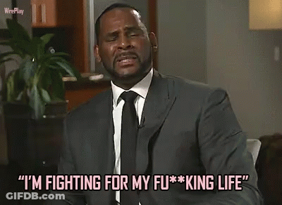 A Man In A Suit And Tie Says I 'M Fighting For My Fu * King Life GIF