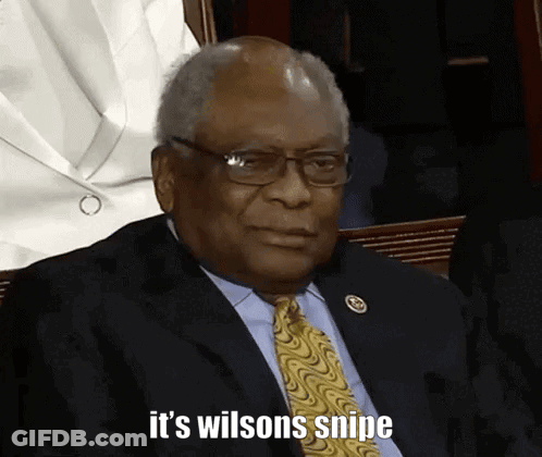 A Man In A Suit And Tie Says It 'S Wilson 'S Snipe GIF