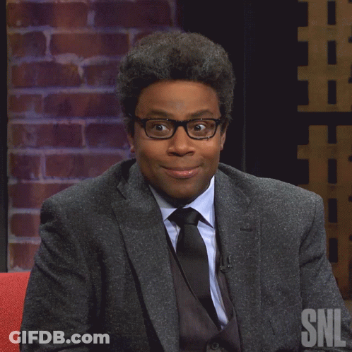 A Man In A Suit And Tie Says Okay This Was Fun On A Snl Poster GIF