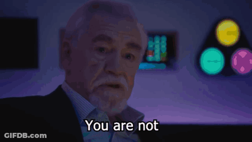 A Man In A Suit And Tie Says " Serious People " GIF