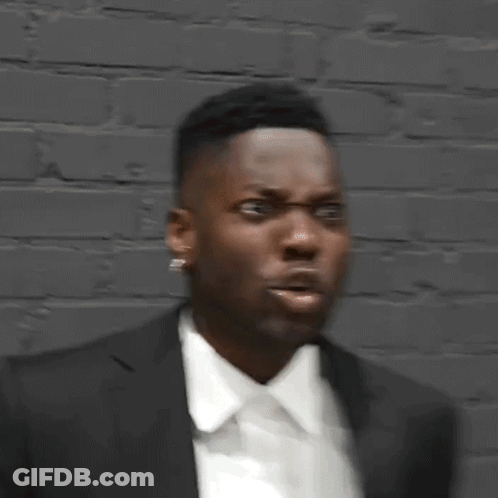 A Man In A Suit And Tie Says Timeout In White Letters GIF