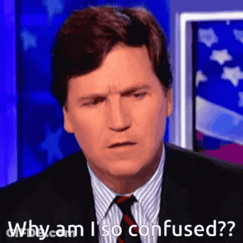 A Man In A Suit And Tie Says Why Am I So Confused ? GIF