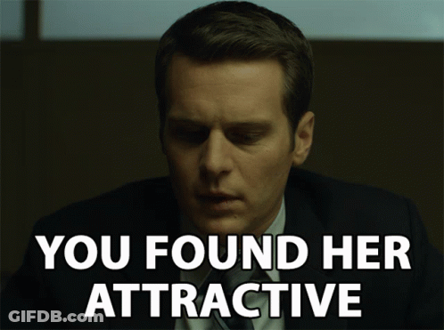 Man In Suit Says You Found Her Attractive GIF