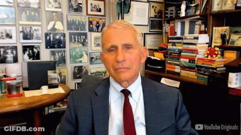 A Man In A Suit And Tie Sits In Front Of A Wall Full Of Pictures And A Youtube Logo GIF