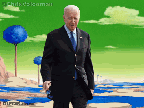Man In Suit And Tie In Front Of Green Background GIF