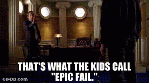 A Man In A Suit And Tie Talking To Another Man In A Room With The Words That 'S What The Kids Call GIF